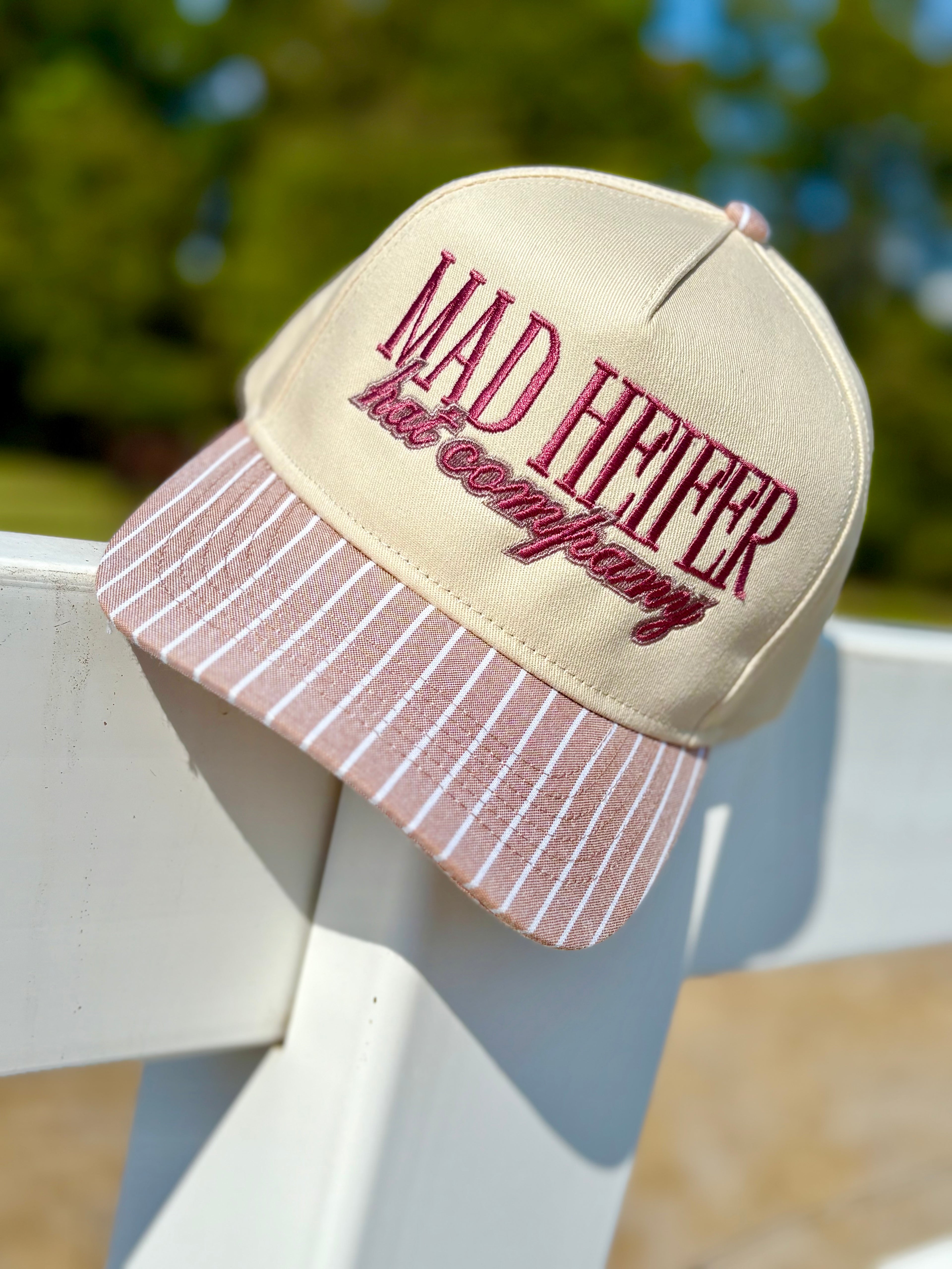 Striped Mad Heifer Hat