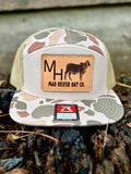 LEATHER MAD HEIFER DUCK CAMO HAT