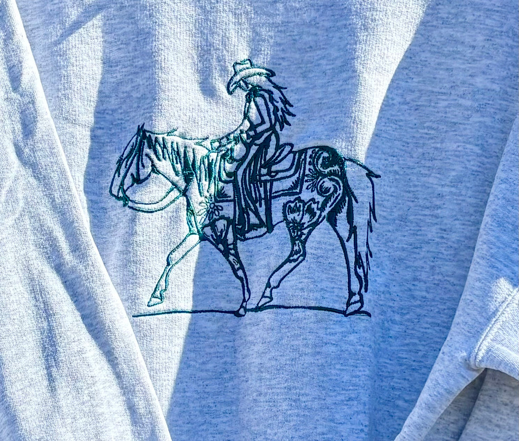 DESERT COWGIRL CREW NECK