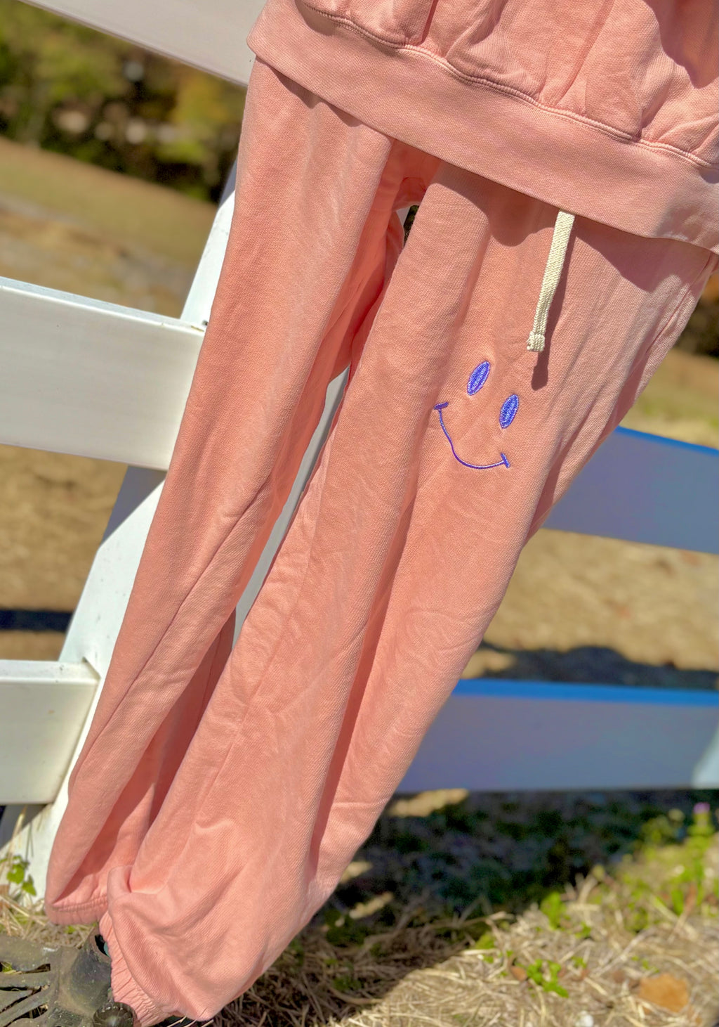 COMFY COWBOY SMILEY SWEATPANTS