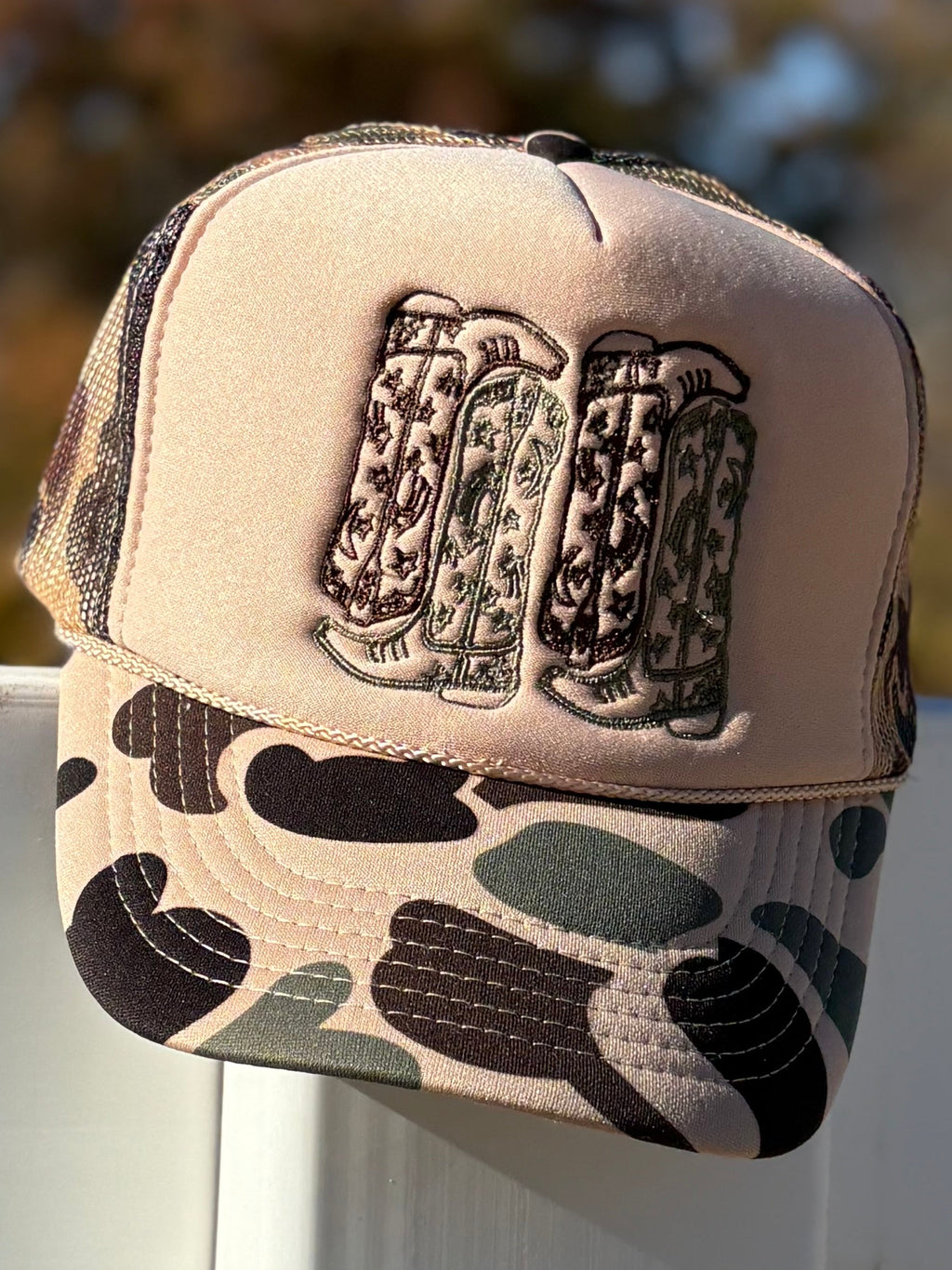 CAMO BOOT HAT