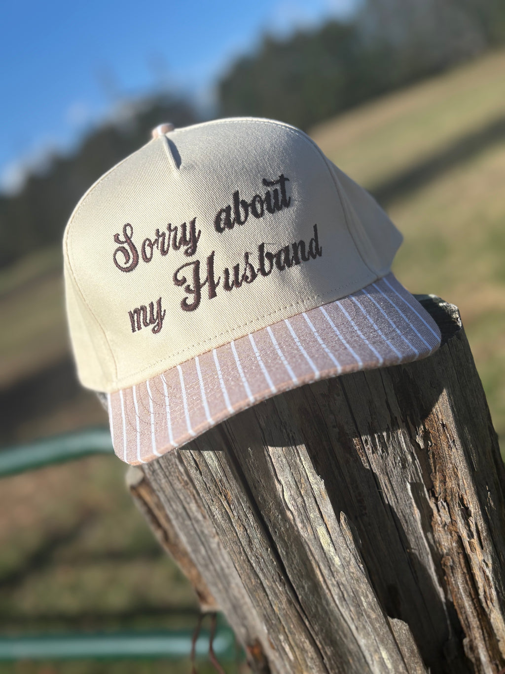 SORRY ABOUT MY HUSBAND