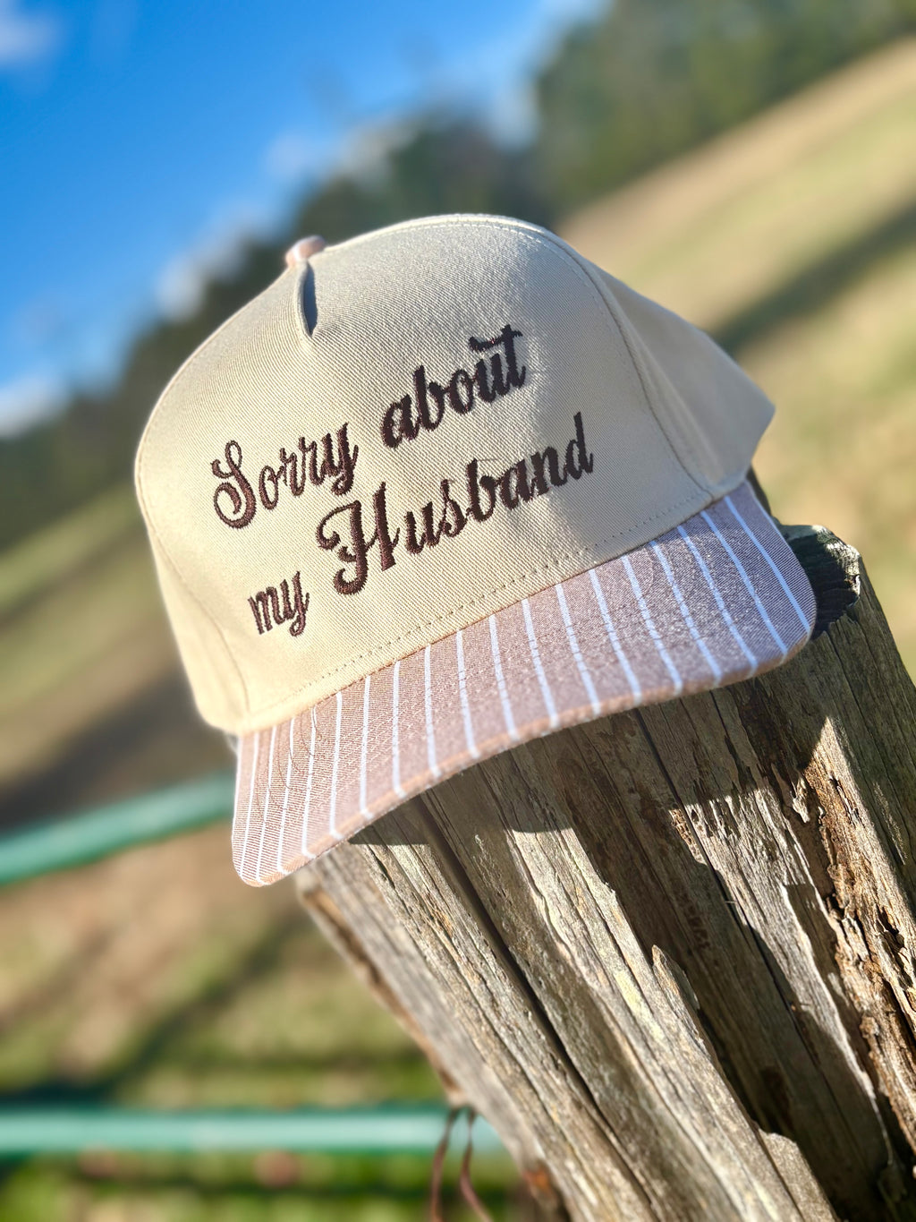 SORRY ABOUT MY HUSBAND